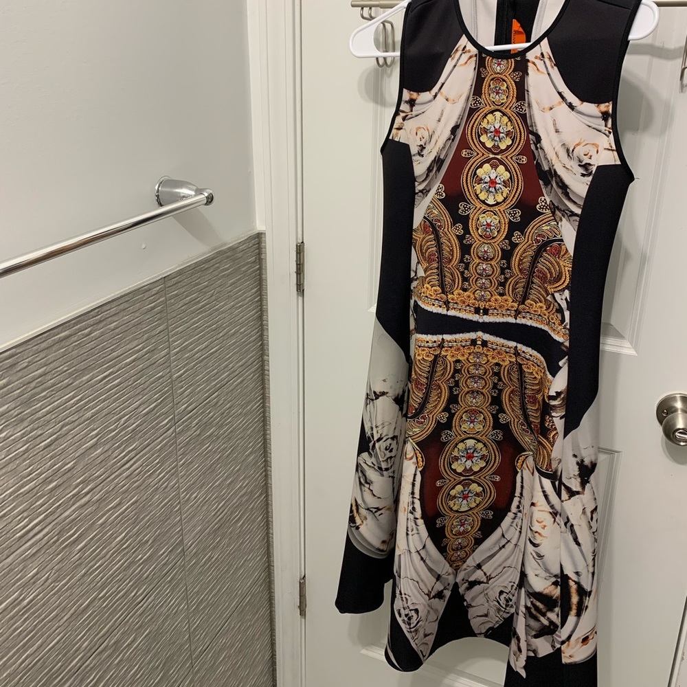 Black statement Clover Canyon dress